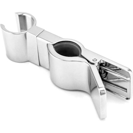 Håndbruserholder, brusehovedkrog, justerbar 35° roterende bruseholder, til håndbruser eller badeværelsesbrusehoved