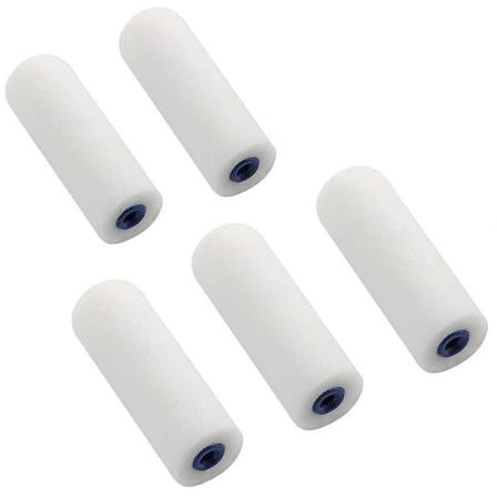 Skumroller / Lackroller - 5-pack Roller - 10cm Vit