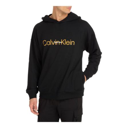 Calvin Klein men's hoodie sweatshirt sweat , Zwart , Heren , Maat: L