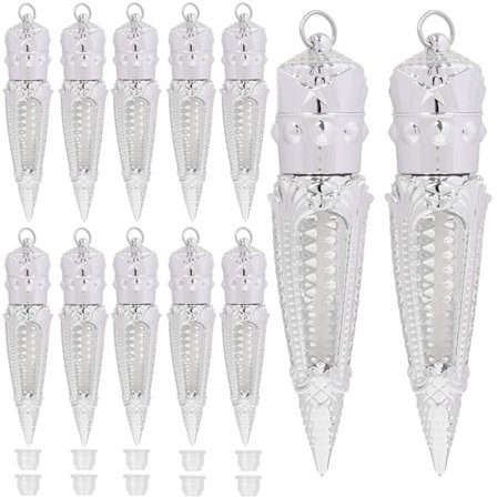 12 st 5 ml/0,17 oz innovativa tomma läppglansrör med mjuk borste spetsapplikator påfyllningsbar