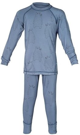 Isbjörn Polarbear Set Baselayer Kids Lagoon