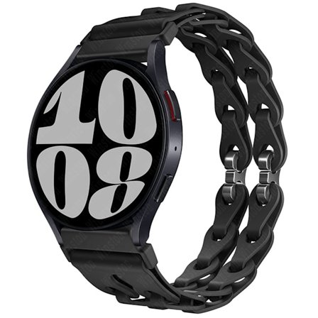 22mm 20mm Kedjearmband för Samsung Galaxy Watch 7 6 5 4 6Classic Silikonarmband för Huawei GT4 3Pro för Amazfit GTR 4/GTS Armband