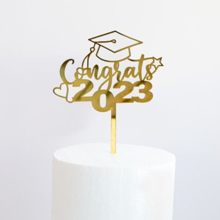 5 stk Cake Topper Happy Graduation 9 9