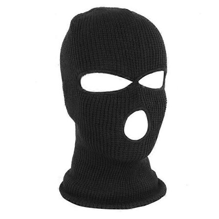 3 Hulls Balaclava Beanie Hat Hoody Taktisk Fuldt Ansigt Ski Dækning [DB]