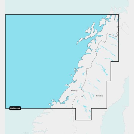 Carte marine électronique Navionics Nav+ EU053R - Trondheim - Tromsö