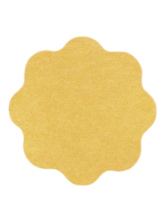 Washable Indoor/Outdoor Rug Abstract Olga Yellow Small Oeko-Tex