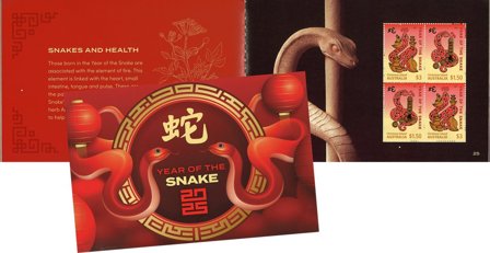 Christmas Island - Slangens år 2025 - Postfrisk collection