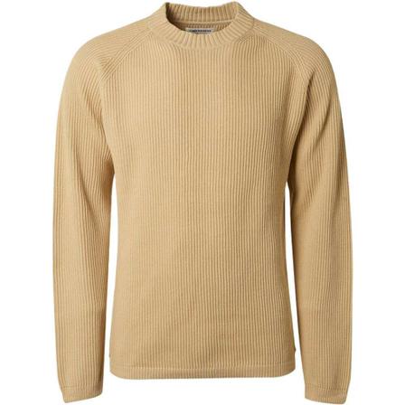 No Excess Pullover crewneck ribknit responsib stone , Grijs , Heren , Maat: 3XL Hoodies & sweatvesten