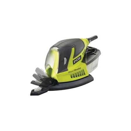 RYOBI - 100 W triangulär slipmaskin - 12 000 osc/min - 169 x 100 mm - Levereras i bärväska med 20 slipmedel - RPS100-SA20