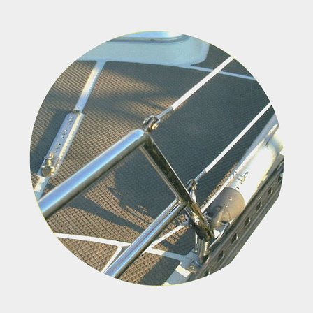 Vajerkit för mantåg eller trappa Ø4/7 mm 10 m