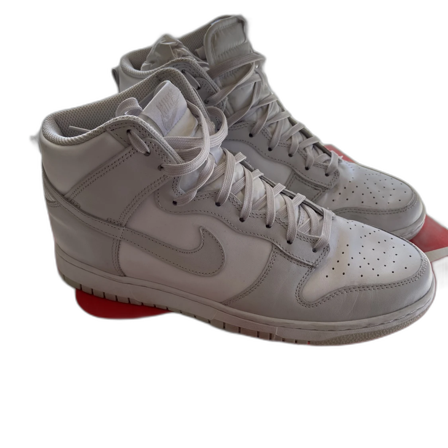Nike dunk high retro White bast grey