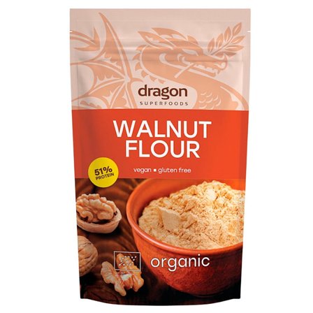 Dragon Superfoods Valnøddemel Ø 200 g, Helse & Madvarer, Mel, Øvrigt