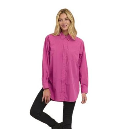 Kaffe Shirt , Roze , Dames , Maat: S