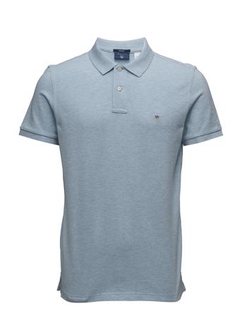 Original Pique Ss Rugger Polos Short-sleeved Sininen GANT