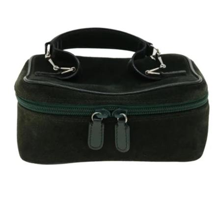 Gucci Vintage Pre-owned Ruskind pouches Grøn, Dame Vintage Tasker, Størrelse: ONE Size