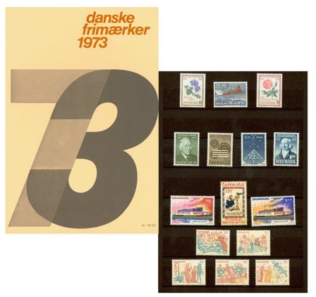 Danmark - Årsmappe 1973
