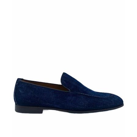 Doucal's, Loafers Niebieski, Mężczyzna, Rozmiar: 43 EU