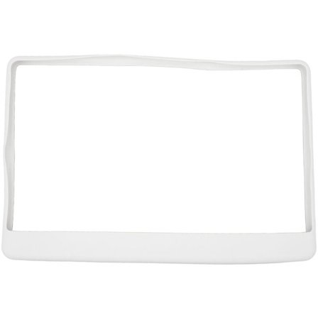 Navigeringsskärmsskydd Starkt skydd Perfekt passform Ersättningscentral kontrollskärm Ramskydd för Tesla Model 3 Y Vit