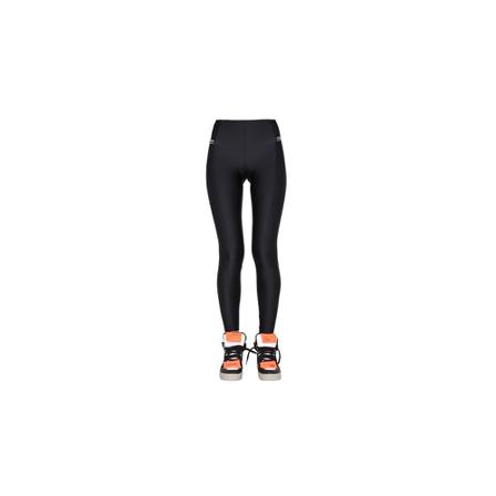 Off White Leggings With Logo Band Sort, Dame