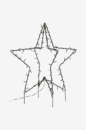 Jotex - Dekoracja zewnętrzna Foldy 55 cm Czarny - Kup Dekoracyjne oświetlenie świąteczne firmy Jotex