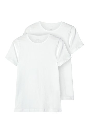name it Nkmt-Shirt Slim 2P Noos - White - 158-164