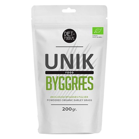 Unik Food Byggræs pulver Ø, Helse & Madvarer, Gryn, Flager & Drys, Drys