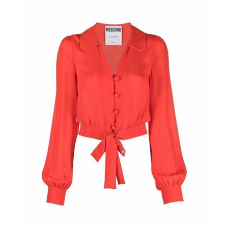Moschino Shirts , Rood , Dames , Maat: M