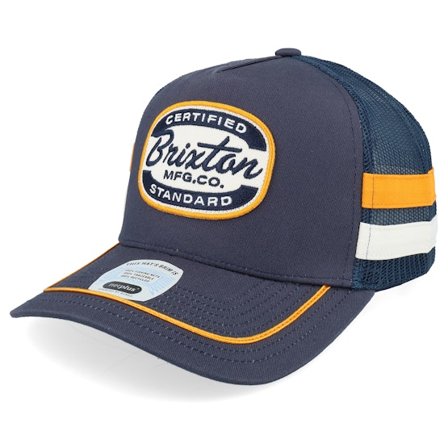 Brixton - Modrá trucker Kšiltovka - Copley Np Hat Navy/Navy A-Frame Trucker @ Hatstore