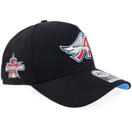 47 Brand - MLB Noir adjustable Casquette - Hatstore Exclusive x Los Angeles Angels Coops All Star Game Sure Shot Mvp Dt Black A-frame Adjustable @ 