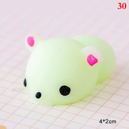 Kawaii Animal Soft Mochi Fidget Toys Antisensoriska Leksaker För Adu