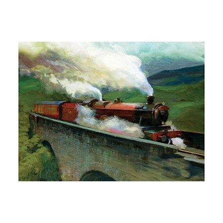 Harry Potter Hogwarts Express Canvas Print 60cm x 80cm Multicol