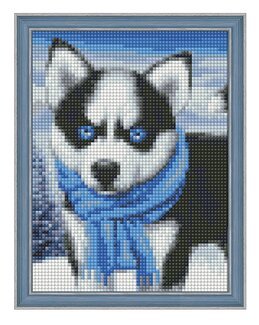 Diamond painting Husky