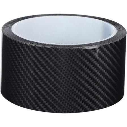 Svart karbonfiber dørterskelbeskyttelsesfilm, beskyttelsesfilm for støtfanger, selvklebende tapestrip