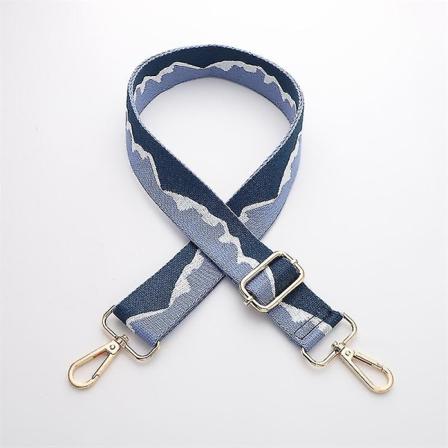 Leveä olkalaukkuhihna, crossbody-hihna, säädettävä vyönvaihto, käsilaukun kahva Cy) Blue