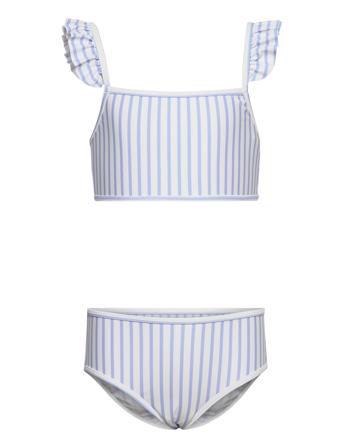 Bikini Stripe Bikini Blå Creamie*Betinget Tilbud
