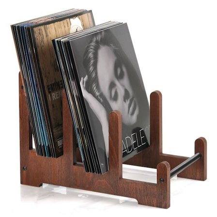Vinyylilevyjen pidike kirjanen pidike levyjen pidike levyjen pidike levyjen säilytys lehtiteline koristeellinen vinyylihylly 37 x 27 x 24 cm