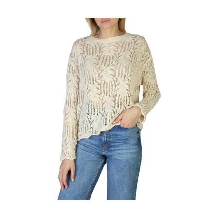 Pepe Jeans Stickat Prim_Pl701842 vit, Dam, Dam, Storlek: M