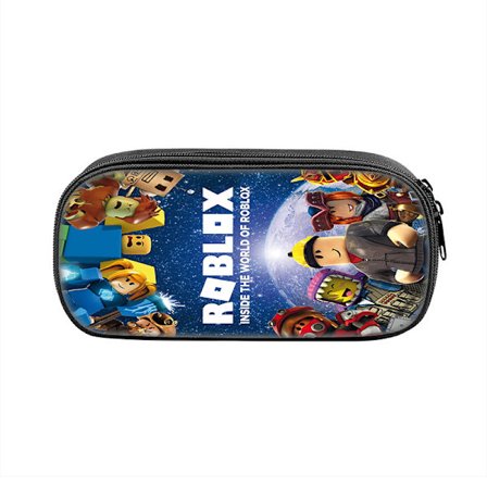 TI895 Roblox penalhus, rejse makeup taske, penalhus med stor kapacitet og lynlås, stationær organizer, fødselsdagsgave penalhus.