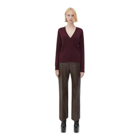 Bottega Veneta, V-neck Knitwear Czerwony, Kobieta, Rozmiar: L