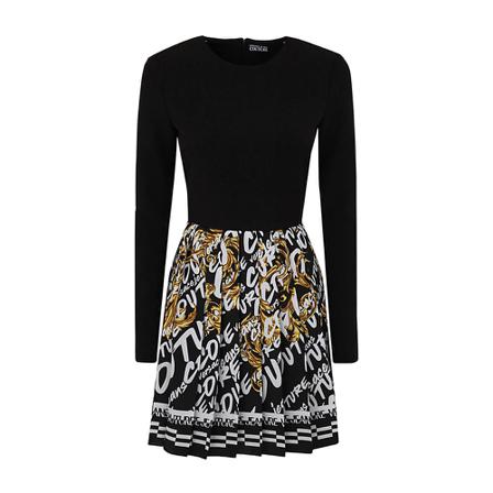 Versace Jeans Couture - Klänningar - Svart - Dam - Storlek: M, Dam, Storlek: M