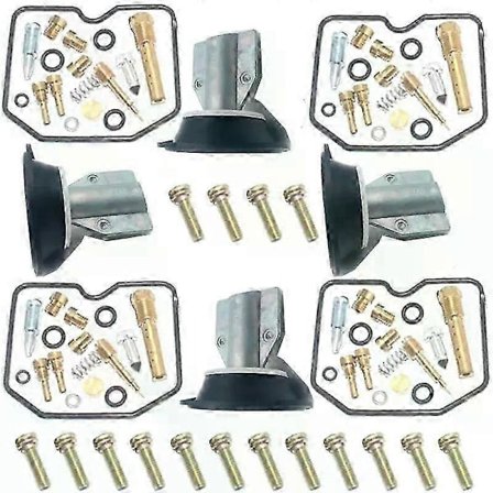Anvendelig til Kawasaki GPX600R 1988-1995 GPX600 R GPX 600R 600 Motorcykel Karburator Reparationssæt flyder stempel membran