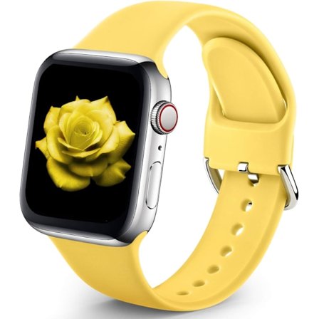 Sportreim kompatibel med Apple Watch iWatch-reimer unisex, myke silikonreimer for håndleddet til Apple Watch 3 6 5 4 2 1 SE