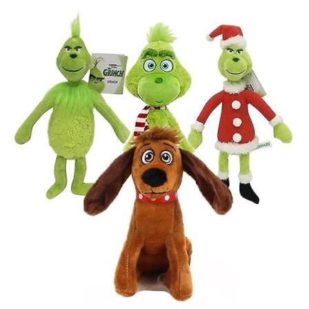 18-32cm Hvordan Grinchs stjal plysjleker Julen Myk Grinch Plysjleke Dyr Hund Utstoppet Dukke Til Barn Bursdagsgave