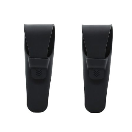 2 stk. silikon barberhøvel etui reise barbermaskin deksel SVART