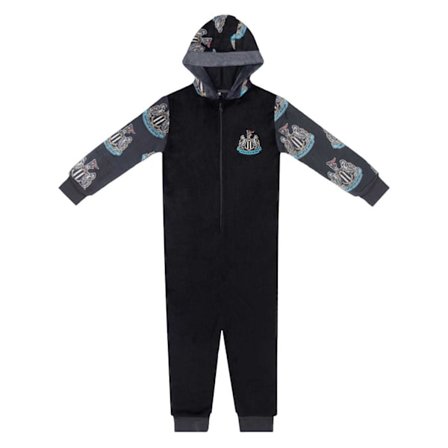 Newcastle United FC Barn/Barn Crest Fleece Overall Natt