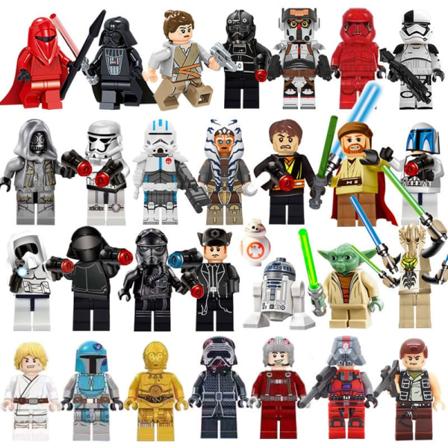 29 stk Star Wars byggekloss minifigur Luke Darth Vader