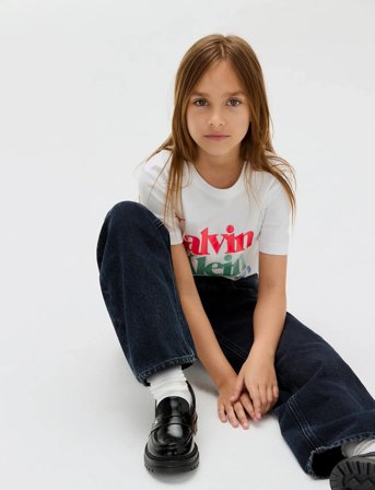 Calvin Klein Pearl Signature Nyc Regular Tee - White - 164