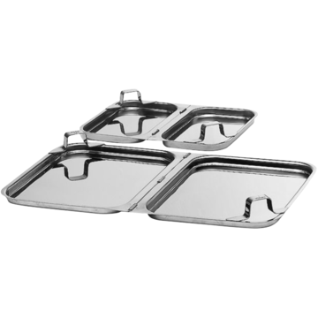 Viklock med Handtag Patina Rostfri