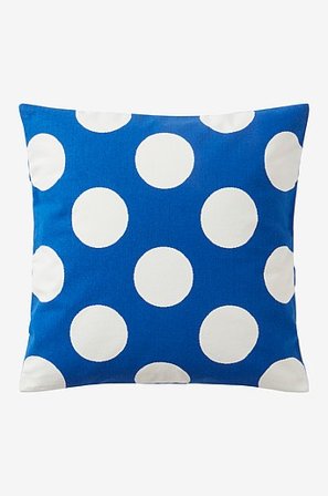 Jotex - Kuddfodral 50x50 Cm Blå/vit RUE - Köp Prydnadskuddar & fodral hos Jotex