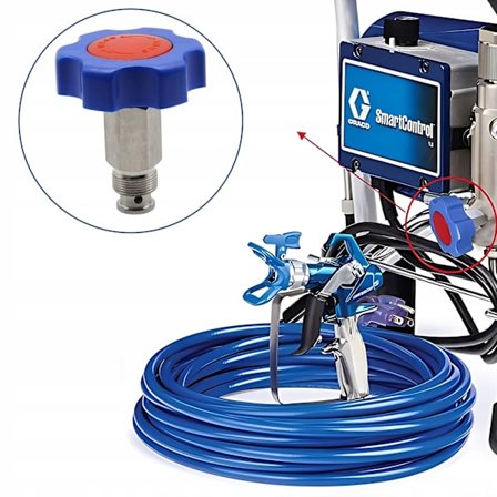 Rosfix Tilbageslagsventil til Malersprøjte – Høj Kvalitet | Nem Montering | Reservedel til Graco 390, Ultra Max II 490